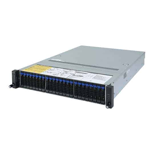 Gigabyte R272-Z31 2nd Gen EPYC Rome CPU 2U 24 Bay Barebone Server